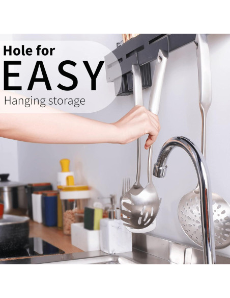 Servidor de Espagueti Newness 36.3 cm Acero Inoxidable Ergonómico