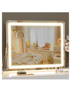 Espejo de Maquillaje Iluminado Gvnkvn 30x25 cm LED 3 Modos