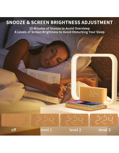 Despertador de Amanecer Blonbar AJ310 con Luz Táctil