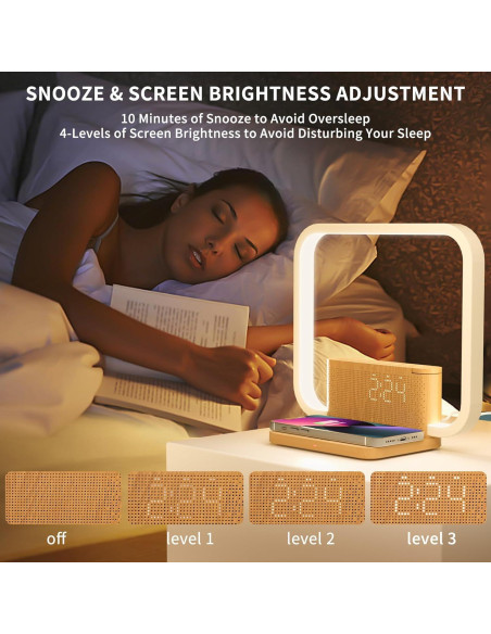 Despertador de Amanecer Blonbar AJ310 con Luz Táctil