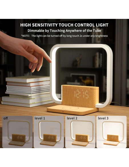 Despertador de Amanecer Blonbar AJ310 con Luz Táctil