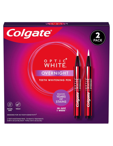 Bolígrafo Blanqueador Colgate Optic White Pack de 2