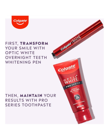 Bolígrafo Blanqueador Colgate Optic White Pack de 2