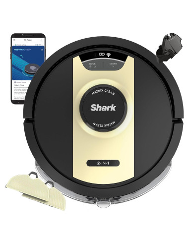 Aspiradora Robot Shark RV2410WD 2-en-1 con Mopa Sónica