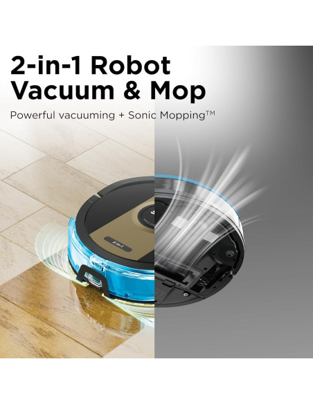 Aspiradora Robot Shark RV2410WD 2-en-1 con Mopa Sónica Aspiradora Robot Shark RV2410WD 2-en-1 con Mopa Sónica
