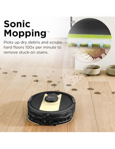 Aspiradora Robot Shark RV2410WD 2-en-1 con Mopa Sónica