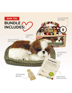 Peluche Interactivo Shih Tzu Perfect Petzzz con Cama 2