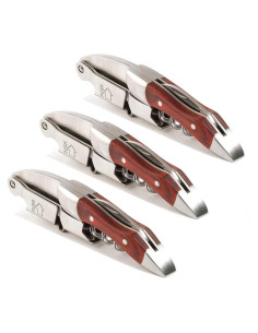 Sacacorchos Profesional Kit-Home 3 Piezas Acero Inoxidable