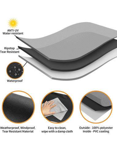 Cubierta para Parrilla NEXCOVER 139,7 cm Resistente al Agua