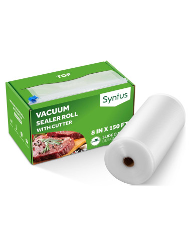 Rollo Sellador al Vacío Syntus 8" x 150' con Dispensador