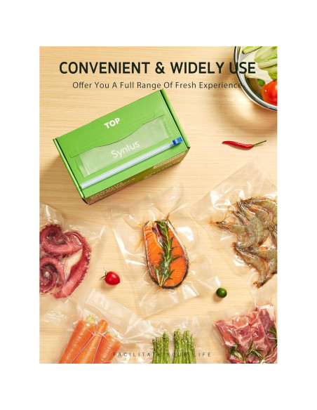 Rollo Sellador al Vacío Syntus 8" x 150' con Dispensador