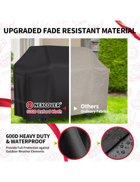 Funda para Parrilla NEXCOVER 177,8 cm Impermeable Resistente Funda para Parrilla NEXCOVER 177,8 cm Impermeable Resistente