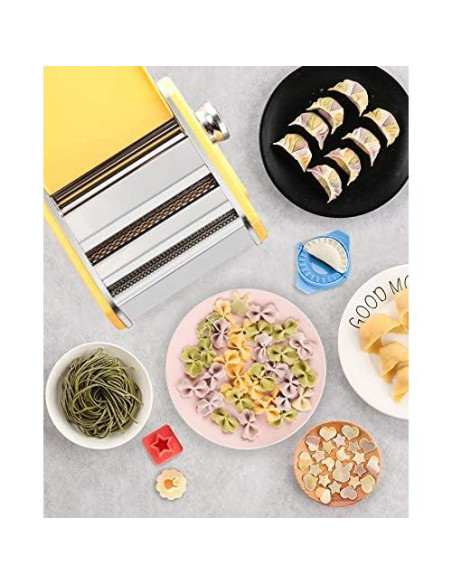 Máquina de Pasta Manual Elabo - Acero Inoxidable, 7 Grosores