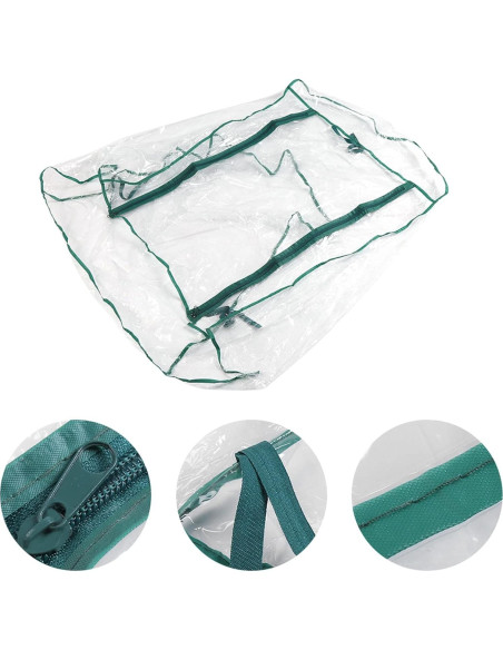 Cubierta de Invernadero Ejoyous 69x49x92 cm PVC Transparente