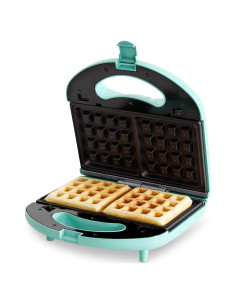 GreenLife Dúo Waffles y Sándwiches Turquesa 825W