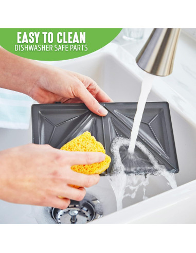 GreenLife Dúo Waffles y Sándwiches Turquesa 825W