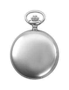 Reloj de bolsillo Gotham GWC15042SM plateado con cadena 35,56 cm 2