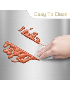 Estante Flotante Hally 30 x 152 cm Acero Inoxidable 142 kg 2