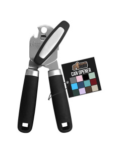 Abrelatas Manual GORILLA GRIP Acero Inoxidable Negro 17,78 cm