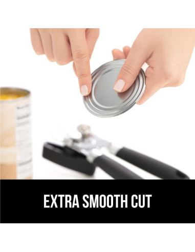 Abrelatas Manual GORILLA GRIP Acero Inoxidable Negro 17,78 cm