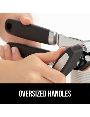 Abrelatas Manual GORILLA GRIP Acero Inoxidable Negro 17,78 cm