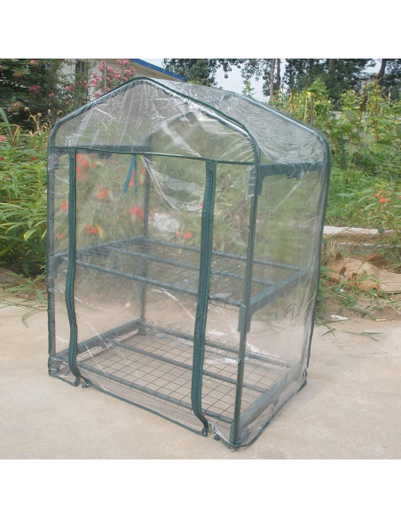 Cubierta de Invernadero Ejoyous 69x49x92 cm PVC Transparente