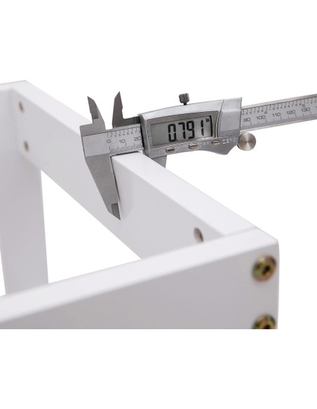 Escalera de cocina Wiifo para niños con barandilla blanca