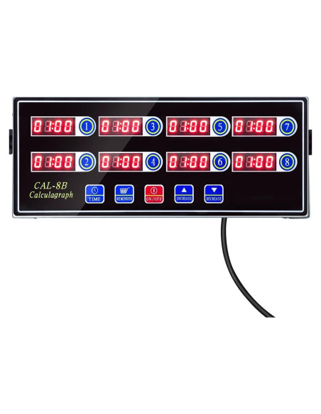 Temporizador Digital de Cocina YOOYIST 8 Canales Acero Inoxidable