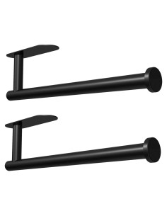 Soporte para Toallas de Papel DEKAVA Negro 30 cm Autoadhesivo