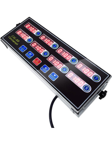 Temporizador Digital de Cocina YOOYIST 8 Canales Acero Inoxidable