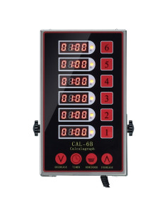 Temporizador Digital de Cocina YOOYIST 6 Canales Acero Inoxidable