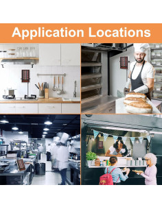 Temporizador Digital de Cocina YOOYIST 6 Canales Acero Inoxidable 2