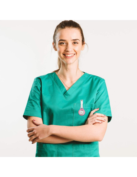 Reloj de Enfermera Avaner AN24-11 con Silicona 7 Colores