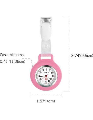 Reloj de Enfermera Avaner AN24-11 con Silicona 7 Colores