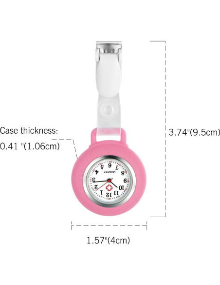 Reloj de Enfermera Avaner AN24-11 con Silicona 7 Colores