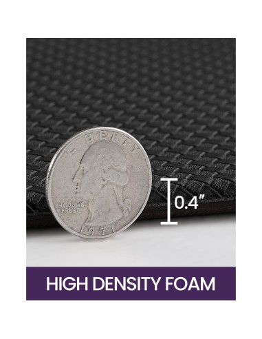 Mats de Cocina DEXI Antifatiga Acolchados 238x58 cm Negro