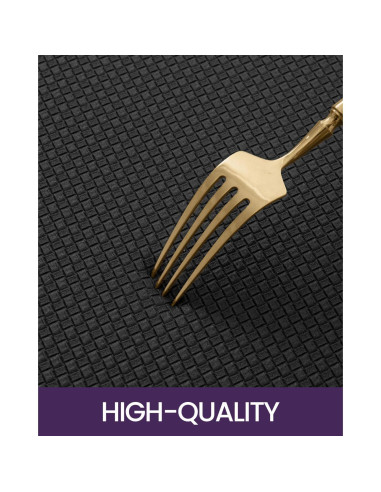 Mats de Cocina DEXI Antifatiga Acolchados 238x58 cm Negro