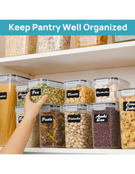 Juego de 15 Contenedores Herméticos Vtopmart 2.8L Plástico BPA