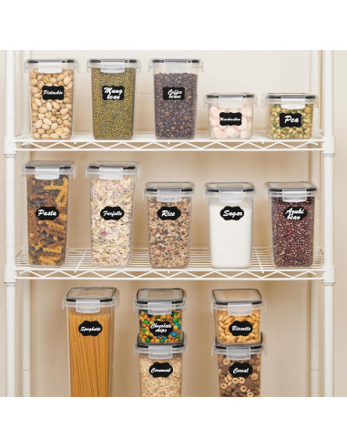 Juego de 15 Contenedores Herméticos Vtopmart 2.8L Plástico BPA