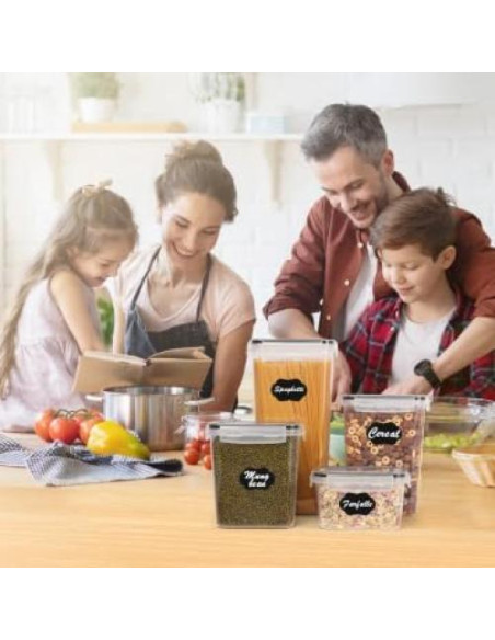 Juego de 15 Contenedores Herméticos Vtopmart 2.8L Plástico BPA