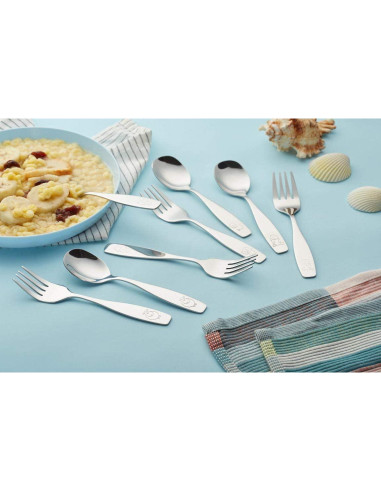 Set de Cubiertos para Niños ANNOVA 12 Piezas Acero Inoxidable