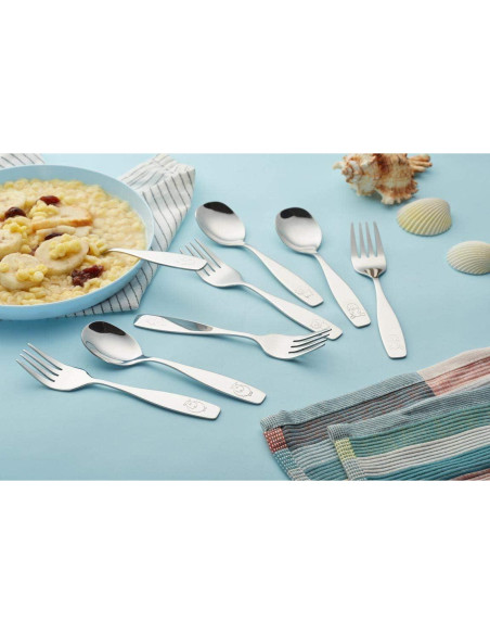 Set de Cubiertos para Niños ANNOVA 12 Piezas Acero Inoxidable
