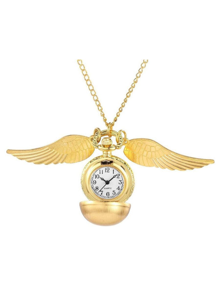 Reloj de bolsillo GORBEN estilo steampunk dorado 27mm