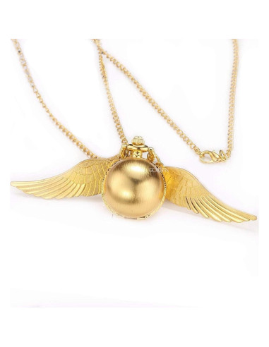 Reloj de bolsillo GORBEN estilo steampunk dorado 27mm