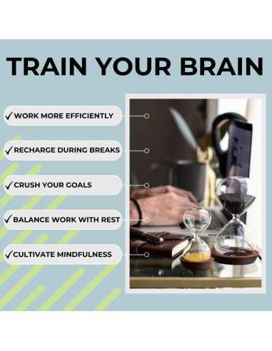 Juego de Temporizadores de Arena Chillkat - 25 y 5 Minutos