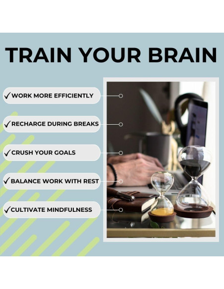 Juego de Temporizadores de Arena Chillkat - 25 y 5 Minutos