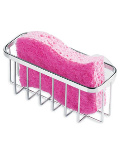Soporte para Esponjas iDesign Gia Acero Inoxidable 13x6.4 cm