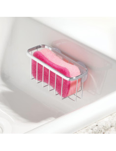 Soporte para Esponjas iDesign Gia Acero Inoxidable 13x6.4 cm 2