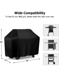 Funda para Parrilla iCOVER 147x61x114 cm Impermeable 2