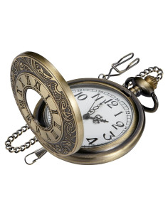 Reloj de bolsillo de cuarzo SwitchMe con esfera árabe